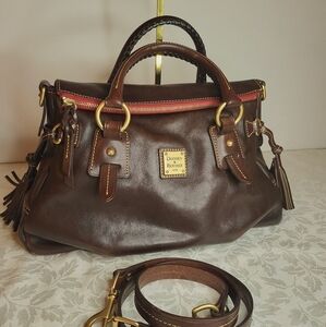 Authentic Dooney and bourke Chestnut Leather Bad